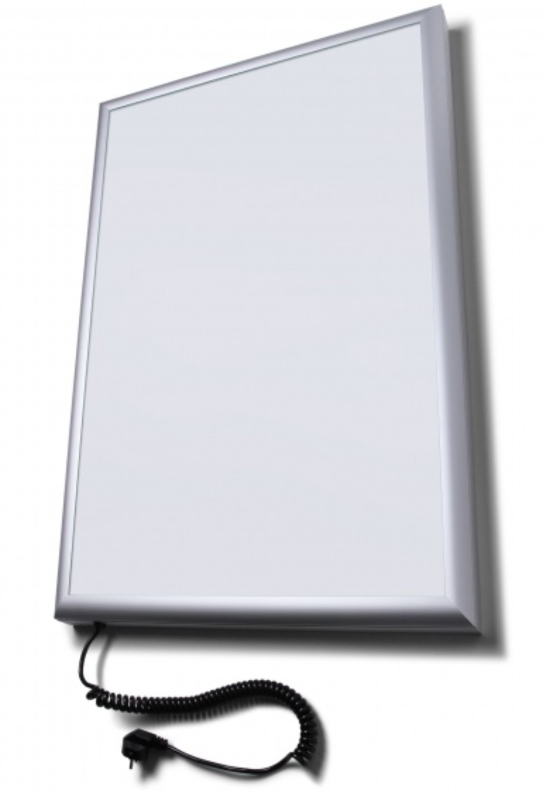 Flat front poster light box